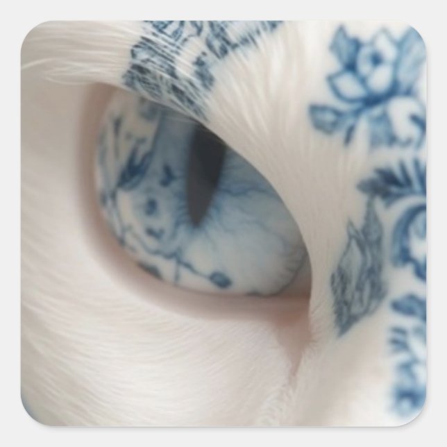 Pegatina Cuadrada sticker  (Anverso)