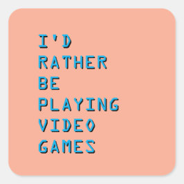 Pegatina Cuadrada Sticker