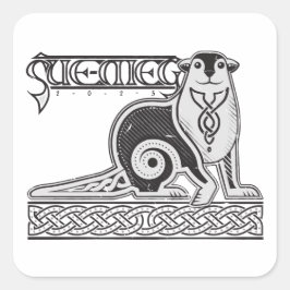 Pegatina Cuadrada Sticker 2025