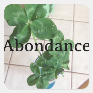 Pegatina Cuadrada Sticker Abondance