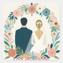 Sticker de mariés