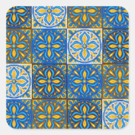 Pegatina Cuadrada Sticker Moroccan Zelij* Ceramic