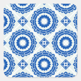 Pegatina Cuadrada Sticker Moroccan Zelij* Ceramic