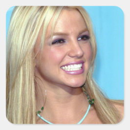 Pegatina Cuadrada Sticker Perfect Smile