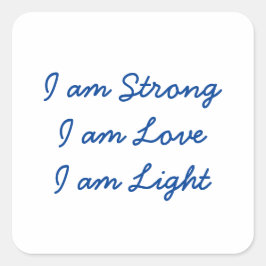 Pegatina Cuadrada Stickere inspirador