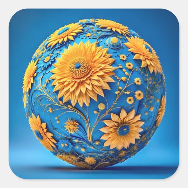 Pegatina Cuadrada Stickers (Anverso)