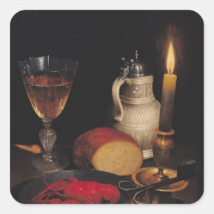 Pegatina Cuadrada Still Life, c.1630-35