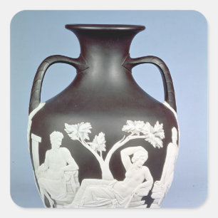 Pegatina Cuadrada Stoneware, copia de la bolsa de Portland