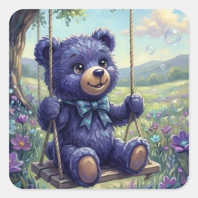 Pegatina Cuadrada StoryBookCharm3 (Anverso)
