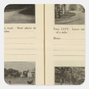 Pegatina Cuadrada Stottville el Hudson