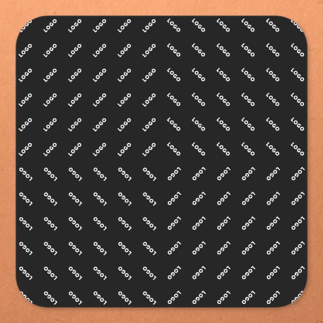 Pegatina Cuadrada Su logotipo o imagen cargados | Patten moderno (Subido por el creador)