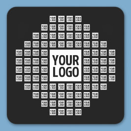 Pegatina Cuadrada Su logotipo o imagen | Patrón moderno único