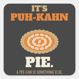 Pegatina Cuadrada Su Tarta Puh-Kahn