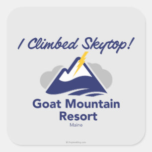 Pegatina Cuadrada ¡Subí Skytop!