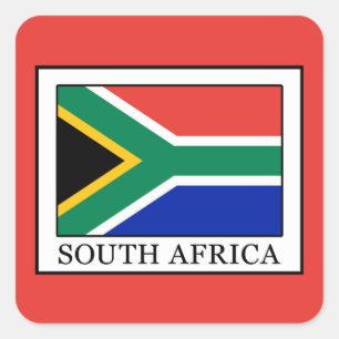 Pegatina Cuadrada Sudáfrica