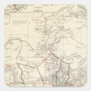 Pegatina Cuadrada Sudáfrica