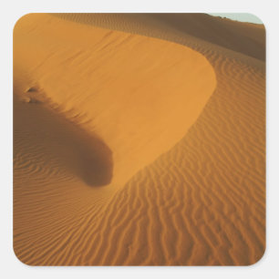 Pegatina Cuadrada Sudán, Norte (Nubia), dunas en el desierto