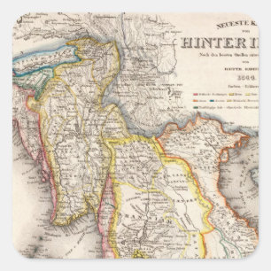 Pegatina Cuadrada Sudeste de Asia