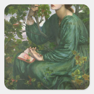 Pegatina Cuadrada Sueño del día, 1880