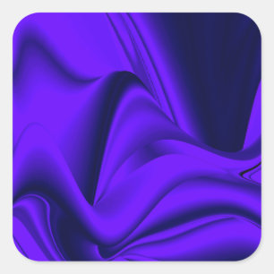 Pegatina Cuadrada Sueños del arcoiris de flores moradas