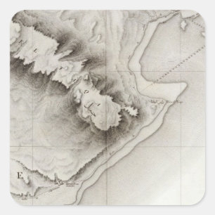 Pegatina Cuadrada Suez, Egipto