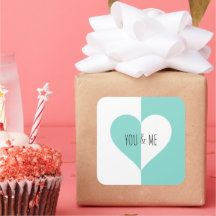 Suite de novia azul teal You & Me Shower Party