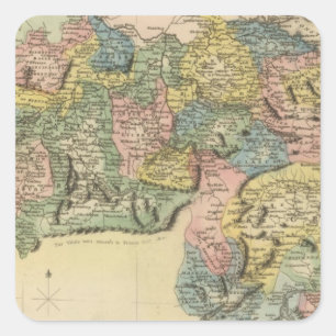 Pegatina Cuadrada Suiza