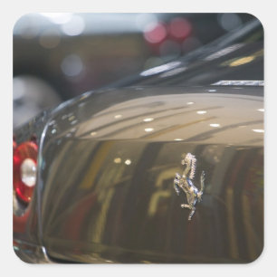 Pegatina Cuadrada SUIZA, GINEBRA: 75º Auto anual de Ginebra