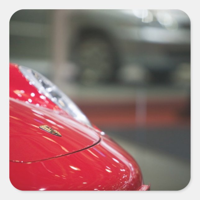 Pegatina Cuadrada SUIZA, GINEBRA: 75º Auto anual de Ginebra 2 (Anverso)