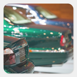 Pegatina Cuadrada SUIZA, GINEBRA: 75º Auto anual de Ginebra 4