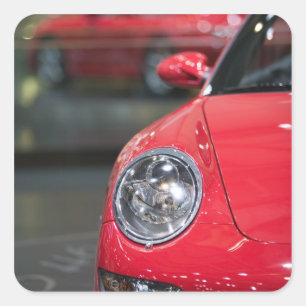 Pegatina Cuadrada SUIZA, GINEBRA: 75º Auto anual de Ginebra 8