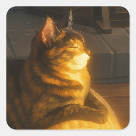 Pegatina Cuadrada Suki Charges Zoomie Batteries