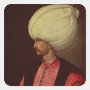 Pegatina Cuadrada Suleiman II