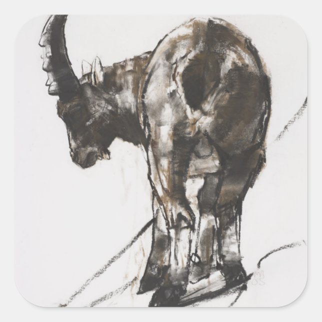 Pegatina Cuadrada Sun Crocheneville 2005 (Anverso)