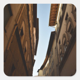 Pegatina Cuadrada Sun-kissed Street