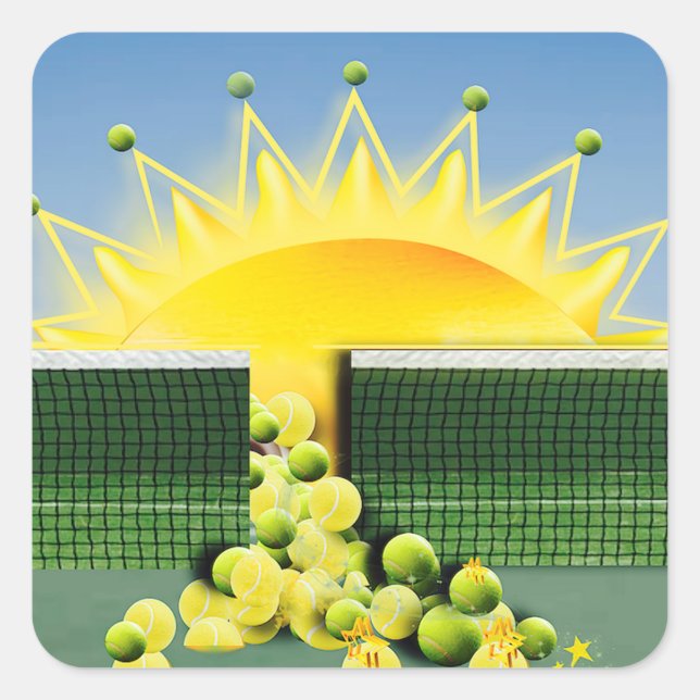 PEGATINA CUADRADA SUNSHINE MATCH (Anverso)