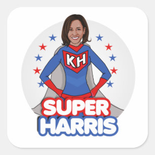 PEGATINA CUADRADA SUPER HARRIS