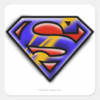 Superman S-Shield | Logotipo de pincel morado