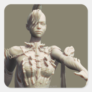 Pegatina Cuadrada Suplente de Frost del asesino