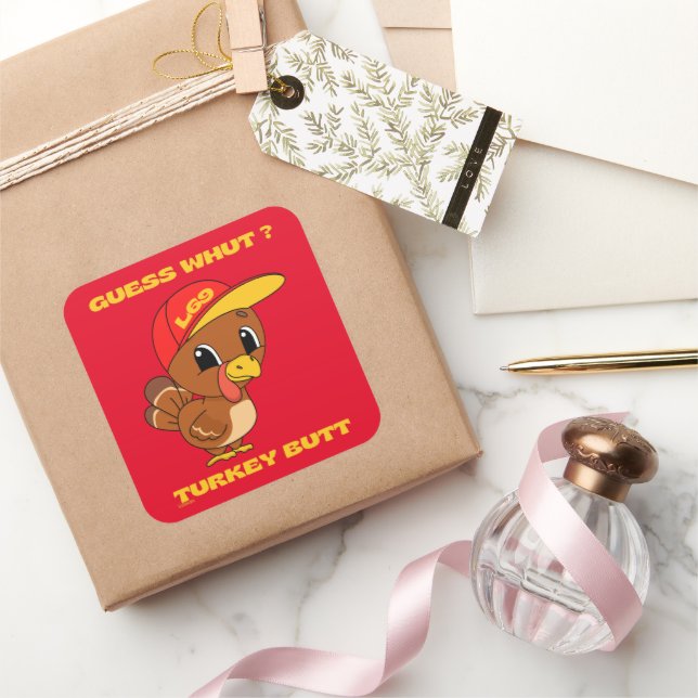 Pegatina Cuadrada SUPONGAN ¿POR QUÉ? "TURQUÍA PERO DIOS DE GRACIAS d (Regalar)