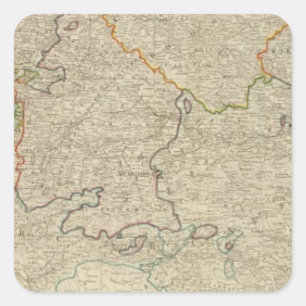 Pegatina Cuadrada Sur de Alemania
