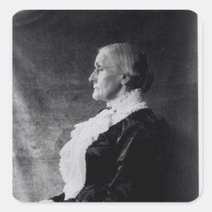 Pegatina Cuadrada Susan Brownell Anthony