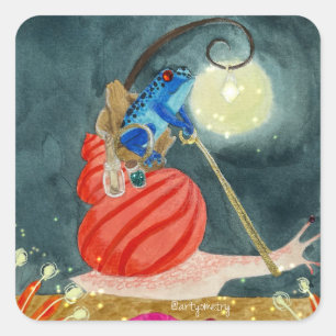 Pegatina Cuadrada Sweet Ride