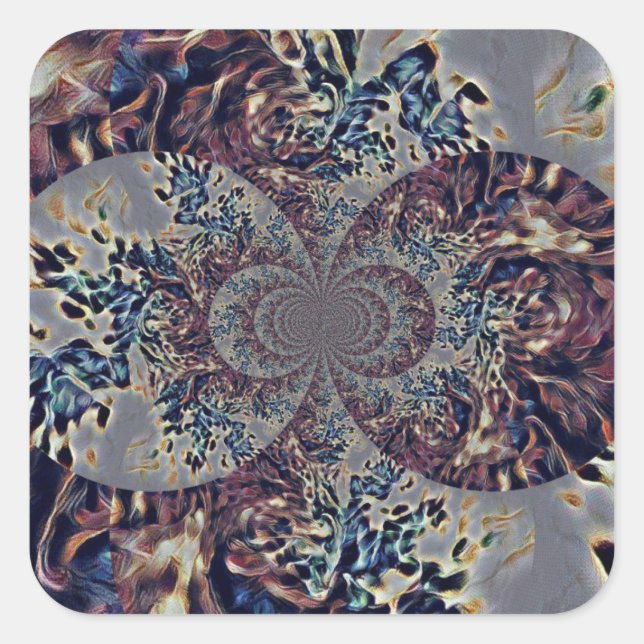 Pegatina Cuadrada T. Nova (Anverso)