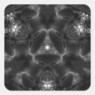 Pegatina Cuadrada T.O.L.O.B Enigma