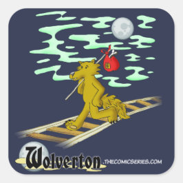 Pegatina Cuadrada Talbot en las pistas