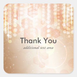 Pegatina Cuadrada Tan Coral y Cream Glamour ilumina a Pegatinas Fies