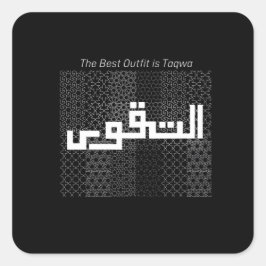 Pegatina Cuadrada Taqwa