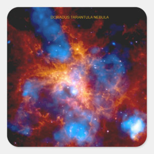 Pegatina Cuadrada Tarantula Nebula