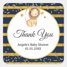 Tarjeta de agradecimiento a la Marina Gold Lion